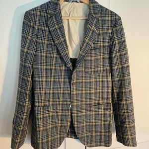Gant Rugger Wool Plaid Blazer